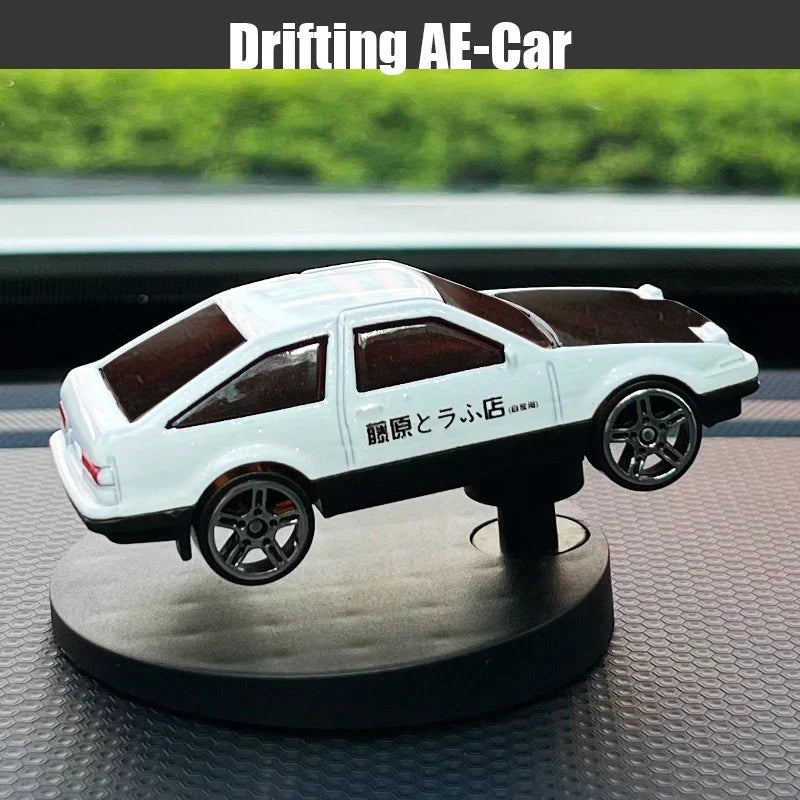 Drift Car Dashboard Toy Model — Swinging Sports Race Car Ornament for Interior Decor & Fun Accessories for Men