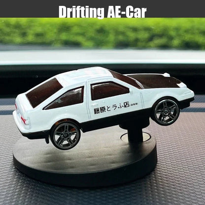 Drift Car Dashboard Toy Model — Swinging Sports Race Car Ornament for Interior Decor & Fun Accessories for Men