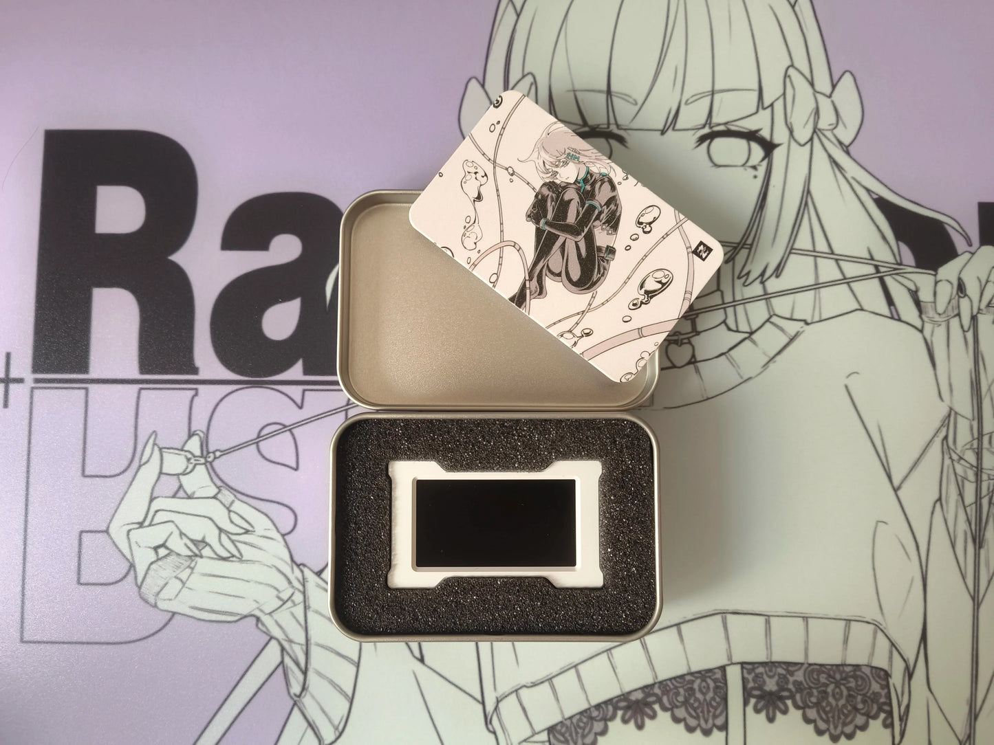 HMLAB ZNEO Gaming USB Hub – 2-to-3 Port with 8K Hz, Independent Power & Screen for Gaming Desk Setup