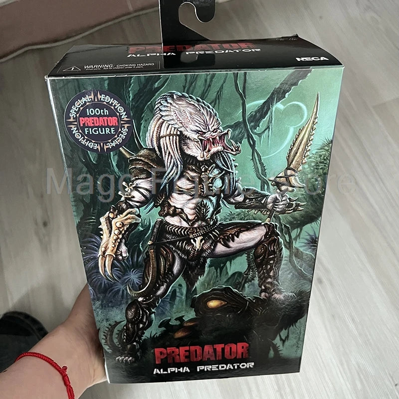 NECA Alpha Predator Figure – Predator vs Alien Edition Luxury Hunter Collectible Action Model Toy Gift