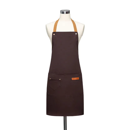 Waterproof Halter Apron – Unisex Kitchen Apron for Men & Women, Salon, Barbecue, Cleaning, Nail, and Roast Mandiles