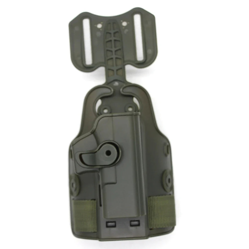 Outdoor Tactical Thigh Drop Leg Holster - Compatible with Glock 17, Beretta M9, Colt 1911, PX4 Storm for Hunting