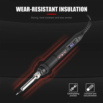 JCD 60W/80W Electric Soldering Iron – Adjustable Temperature with Digital Display for Welding & Repair