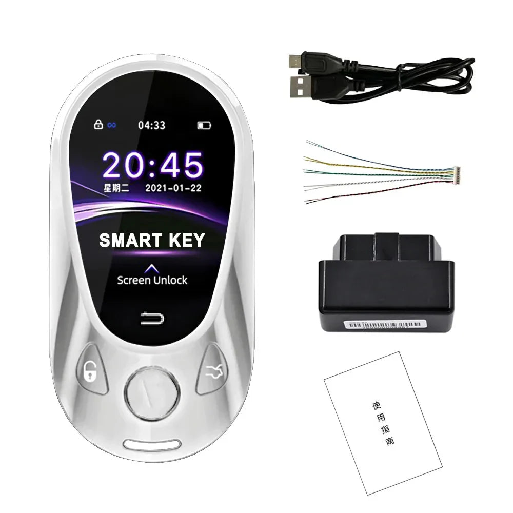 TK988 Universal Car Key – Modified LCD Smart Key for BMW, Benz, Kia, Ford, Audi, Jaguar, Lexus, Land Rover, Fiat, Peugeot, Hyundai, Nissan