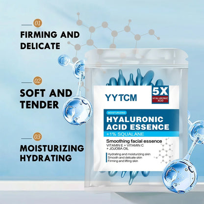 Hyaluronic Acid Deep Moisturizing Capsule Essence – Brightening Skin Serum (0.4g x 30 Capsules) Hydrating Skincare Treatment