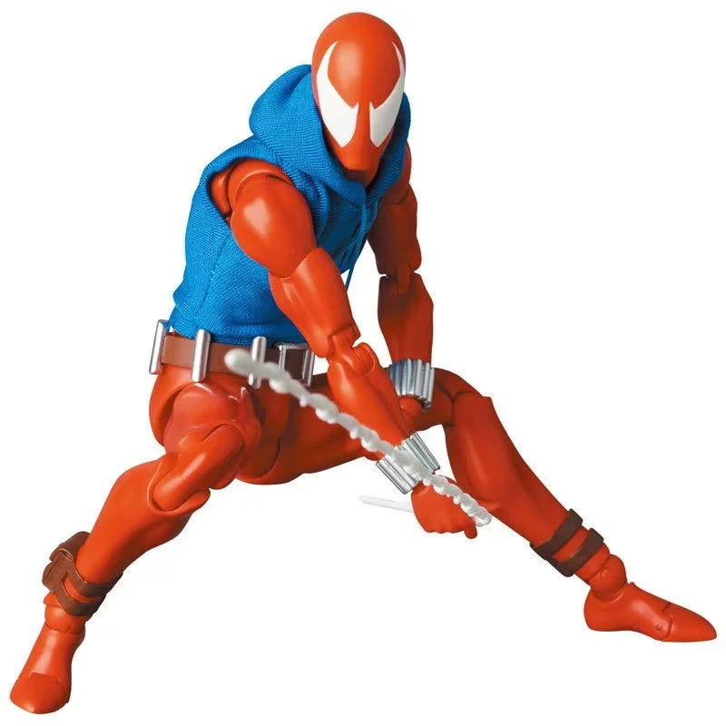 CT Toys Mafex 186 Spiderman Figure – Scarlet Spider Comic Action Figurine Toy Gift