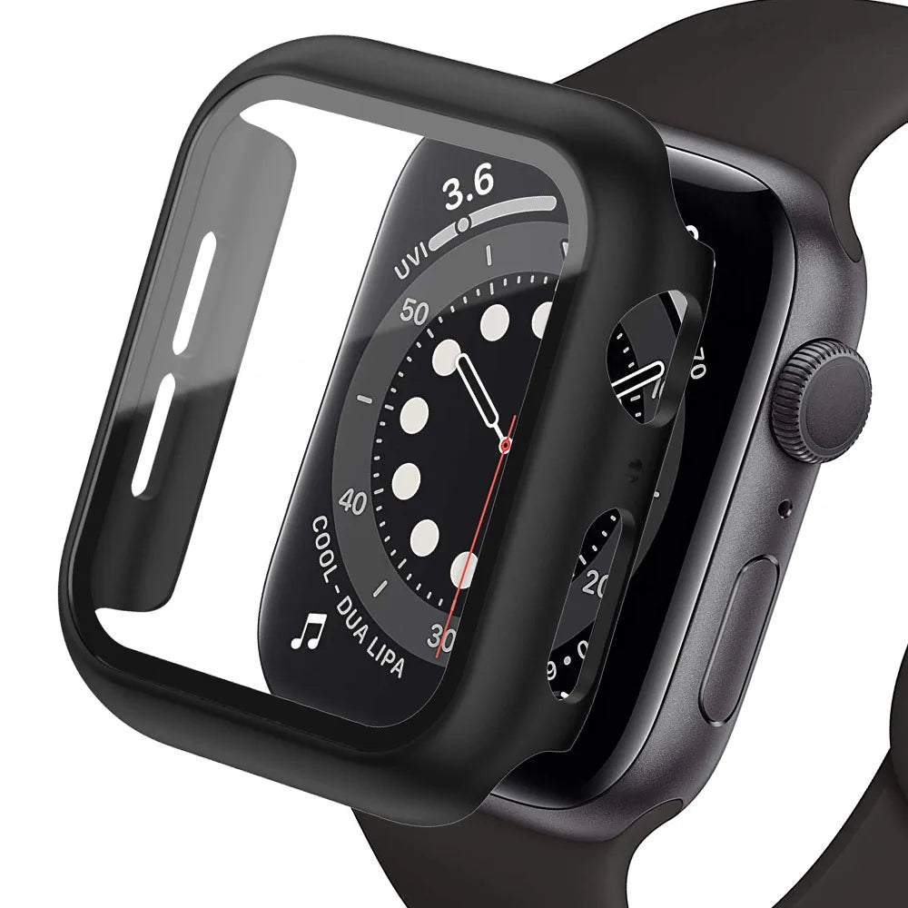 Apple Watch Protective Case - PC Bumper Screen Protector Cover for Series Ultra 2, 9, 8, 7, 6, SE 38mm-49mm