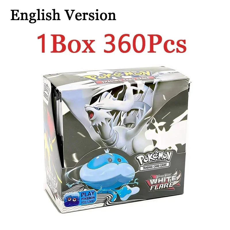 360PCS Pokémon Trading Card Game Booster Set – Prismatic Evolutions Scarlet & Violet English Battle Cards Collection Gift Pack