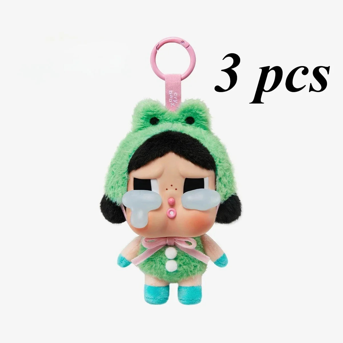 CRYBABY Tear Factory Vinyl Plush Doll – Crying Baby Blind Box Keychain & Backpack Pendant Gift