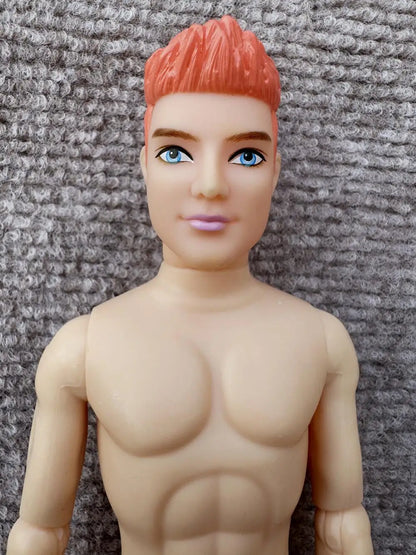1/6 Boys Doll – 30cm Movable Joint Male Figure, Solid DIY Toy for Kids Birthday Gifts