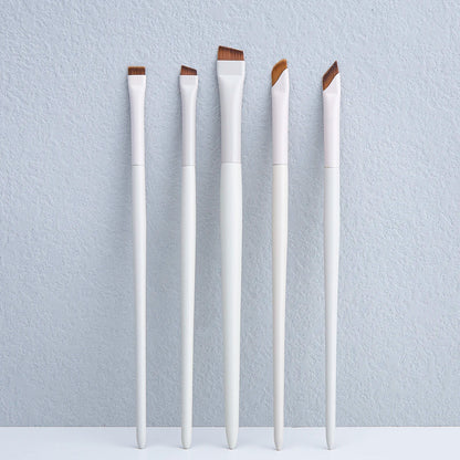 Upgrade Blade Eyeliner Brush | Ultra-Thin Fine Angle Flat Brush for Eyebrows & Under-Eye Makeup | Precise Detail White Brush