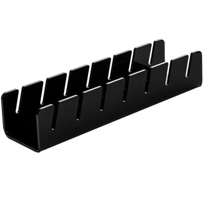 Stackable Acrylic Baseball Cap Rack — Rectangular Hat Organizer Stand for Display and Storage