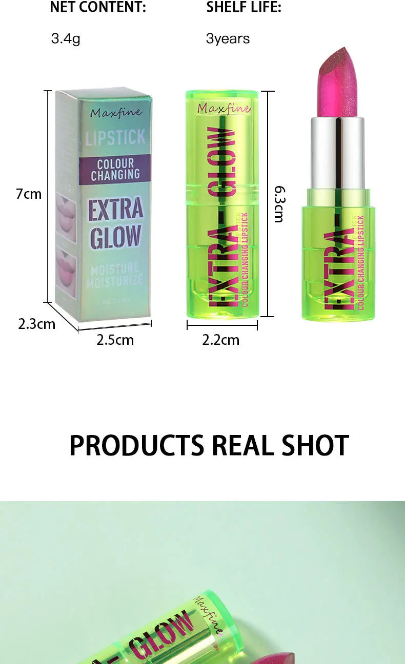 Jelly Color-Changing Moisturizing Lip Balm – Waterproof, Long-Lasting, Non-Fading Temperature Sensitive Lipstick