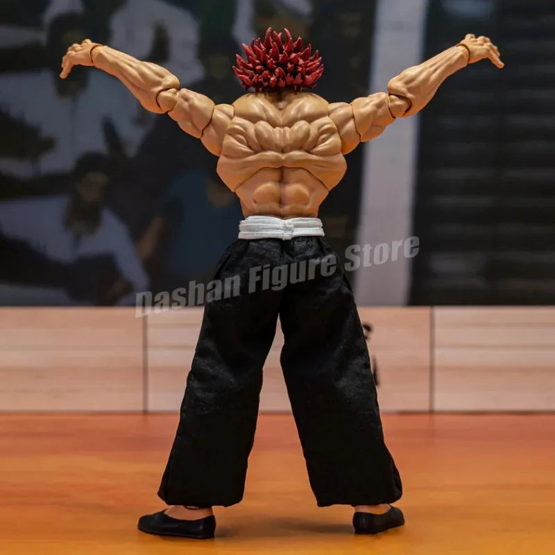 ST Baki Hanma Son of Ogre Action Figure – Hanma Yuujiro PVC Fighting Anime Model Toy Collection Gift