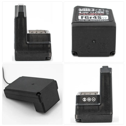 Flysky FGR4S V2 Receiver – AFHDS Single-Antenna, Bidirectional PWM/PPM/IBUS Output for Flysky NB4 & PL18 RC Transmitter