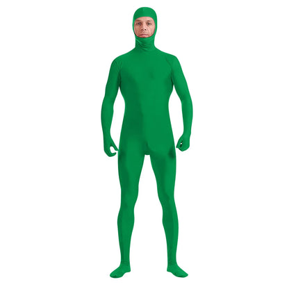 Full Body Zentai Suit for Men – Halloween Second Skin Tight Spandex Nylon Bodysuit Cosplay Costume