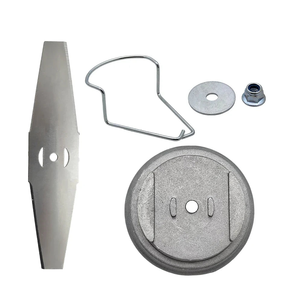 Metal Grass Trimmer Blade Base - Electric Lawn Mower Brush Cutter Accessory for Garden Maintenance