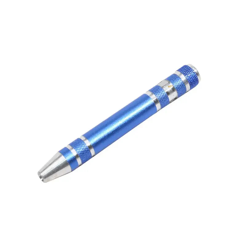 8-in-1 Aluminum Alloy Screwdriver Pen — Replaceable Bits for Easy Repairs & Disassembly