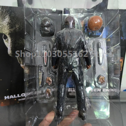 NECA Halloween II Michael Myers Action Figure – Pumpkin Kill Horror Collectible Toy