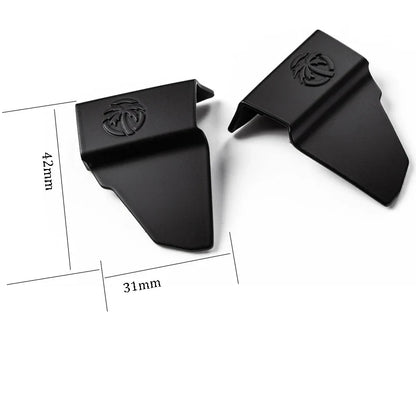 Luxury Brand Heat Wave Sunglasses Side Shield — Z87+ Smoke Grey Protective Glasses Accessory