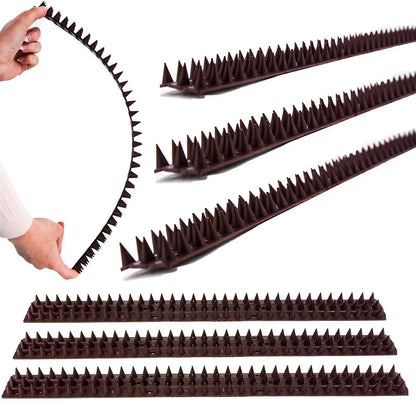 Spike Defender Fence Wall Spikes - Garden Security Intruder Repellent, Anti-Climb Bird Protection for Balconies and Railings