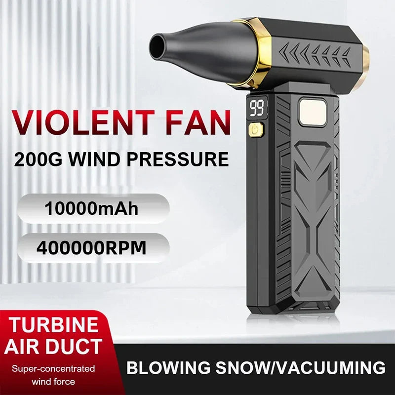 Xiaomi 2-in-1 Violent Fan – 1,000,000 RPM Super Powerful Air Blower & Vacuum for Dust Cleaning, Brushless Turbo Strong Wind
