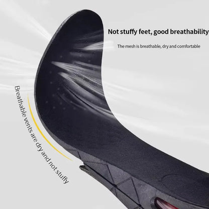 Height Increase Insoles with Air Cushion – Elevator Shoe Inserts for Men & Women, Adjustable 3-9cm Taller Footwear Lifts