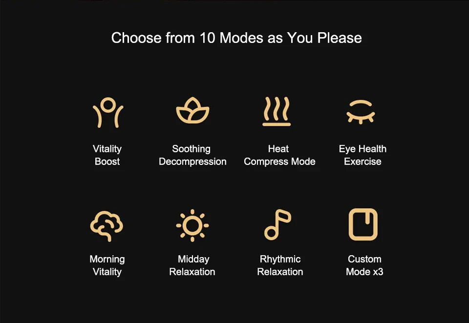 Xiaomi Mijia Smart Eye Massager – Hot Compress & Zone Massage Glasses with Mi Home App