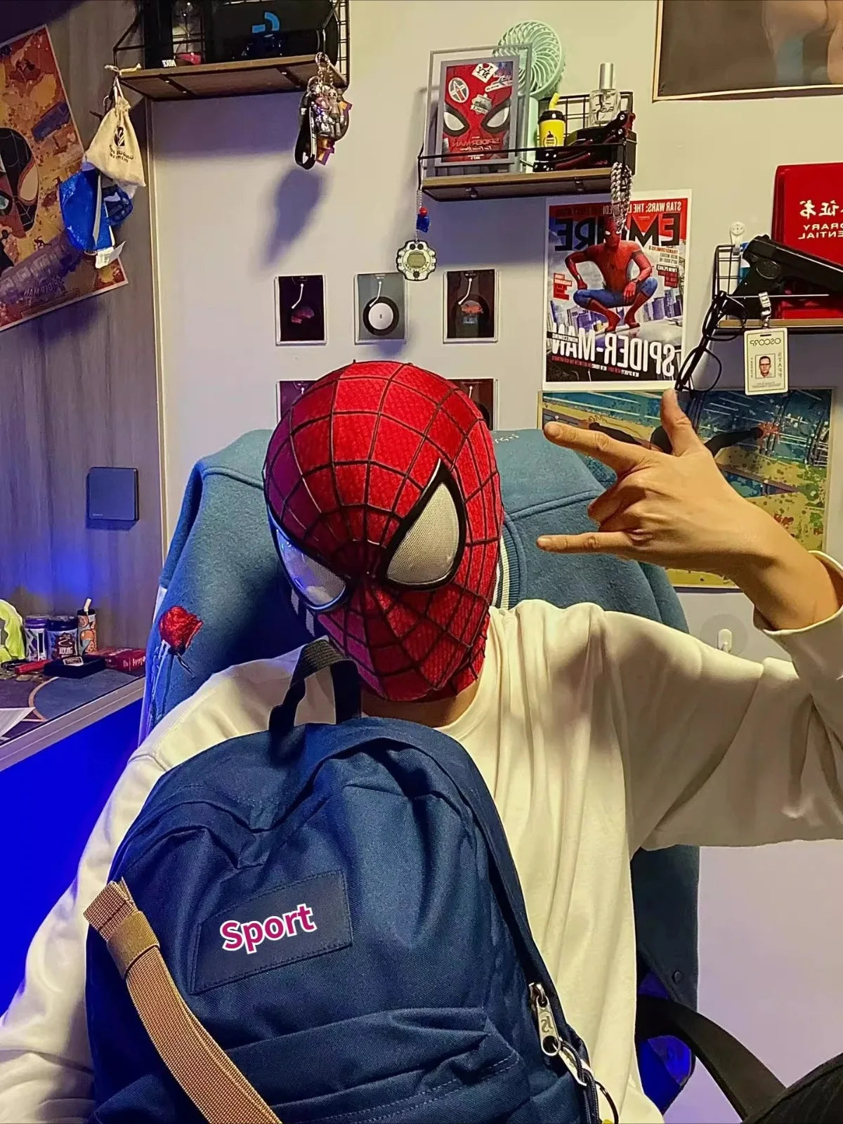 Garfield Andrew Spider-Man Backpack – Travel Bookbag for Boys, Laptop Bag, Birthday & Christmas Gift