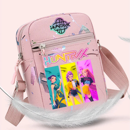 K-Pop Demon Hunters Crossbody Phone Bag – HUNTRX Rumi Huntrix Coin Wallet Shoulder Purse