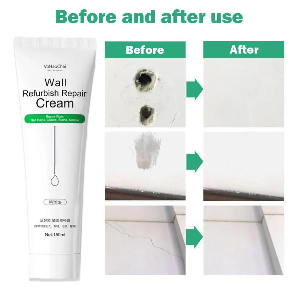 150ml Waterproof Wall Repair Sealant – Quick-Drying, Mildew-Proof Crack Mending Agent for White Wall Restoration