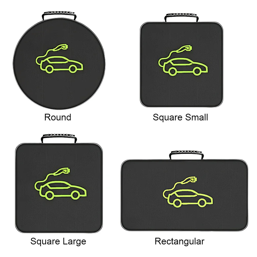 Waterproof Electric Car Charger Storage Bag – Fire Retardant EV Charging Cable & Socket Carry Case