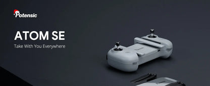 Potensic ATOM SE Drone — Under 249g GPS, Auto Return, Single-Axis Gimbal, EIS, 4KM Waypoint & Follow Me