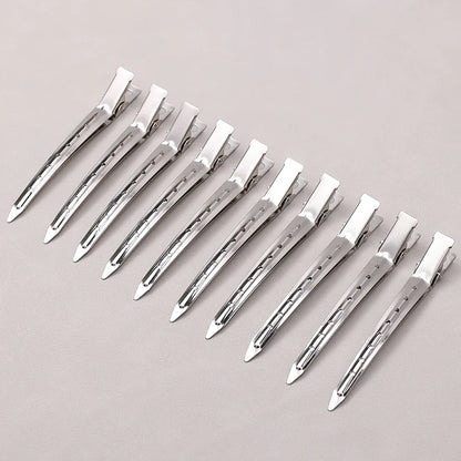 Metal Duckbill Hair Clips for Curly Hair – Hairpin Barrettes, Styling Clamps & Root Barrette Tools