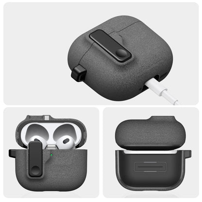 Safety Lock Shockproof Case for AirPods 4 – Protective Wireless Earbuds Case with Cleaning Kit