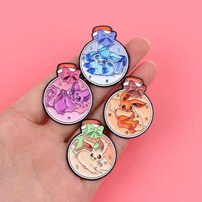 Anime Elf Enamel Pin – Cute Cartoon Brooch for Backpack, Clothing & Accessories, Perfect Gift for Friends