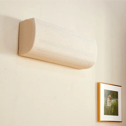 Polar Fleece Air Conditioner Cover: Wall-Mounted Anti-Dust Protector, Easy Cleaning Polyester AC Cover for Home Use