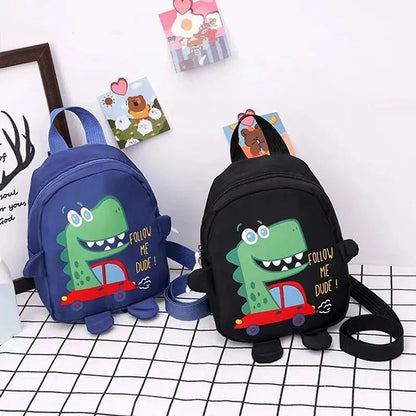 Cute Cartoon Dinosaur Kids Backpack – Anti-Lost Toddler School Bag for Kindergarten & Preschool