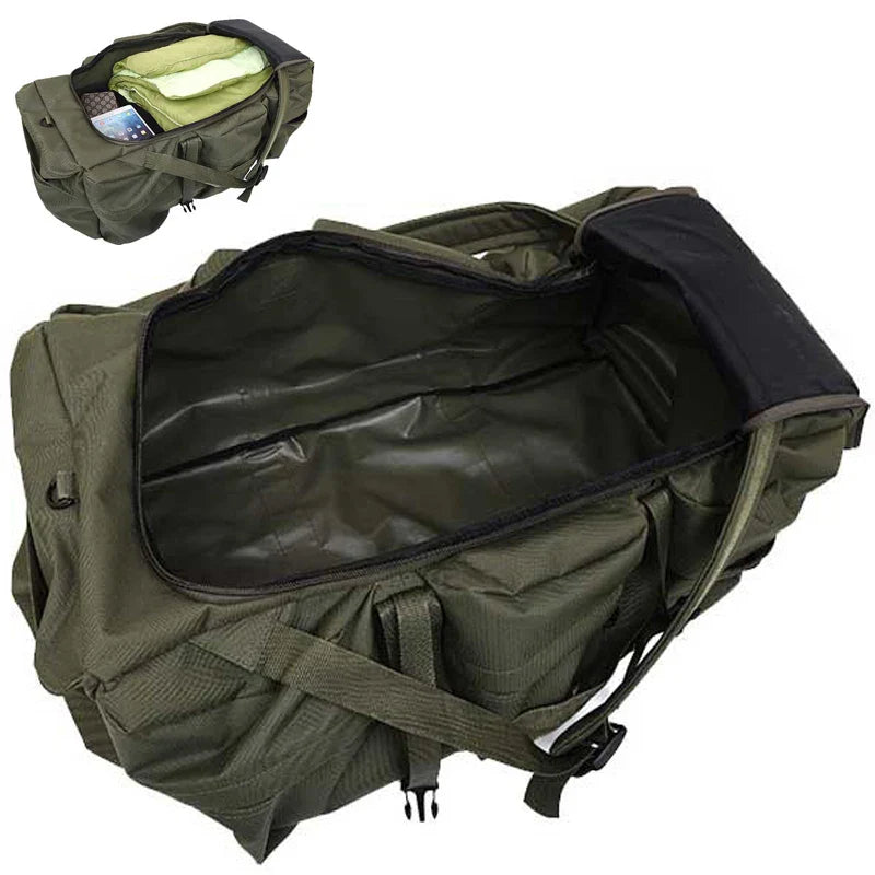 100L Large Travel & Camping Backpack — Men’s Outdoor Hiking, Trekking, Tactical Duffel & Weekend Carry-On Luggage