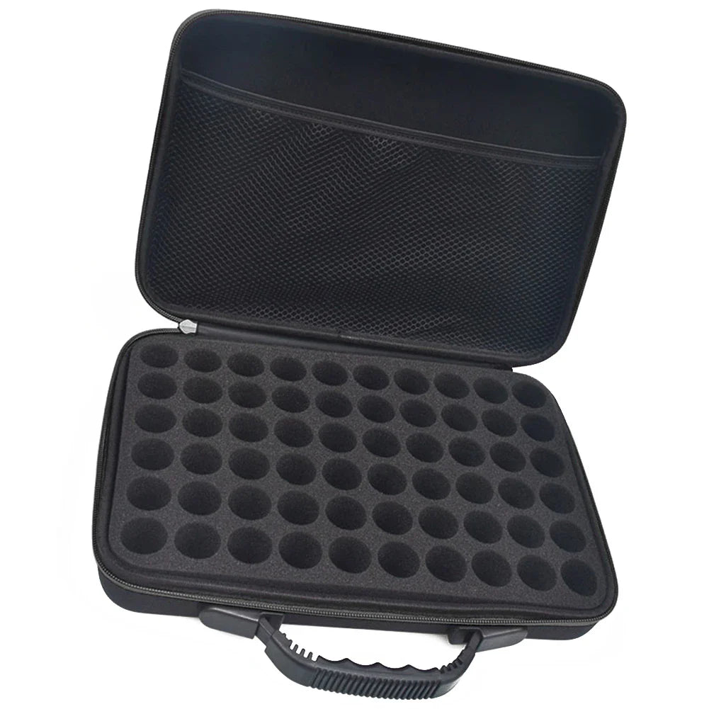 Portable Essential Oil Storage Case – 60/30 Bottles, 15/10ml Perfume Carrying Bag for Travel