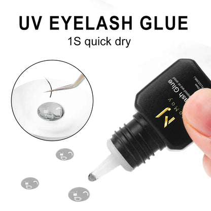 JOMAY UV Eyelash Glue 4 Colors – Fast-Dry, Strong, Long-Lasting & Waterproof Adhesive