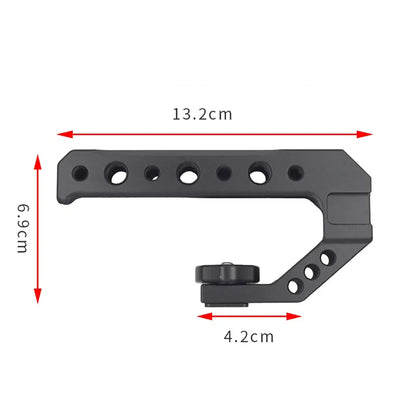 Top Handle Grip for DSLR & Mirrorless Camera – Handheld Stabilizer with Cold Shoe Mount Compatible with SmallRig Camera Rig Accessories