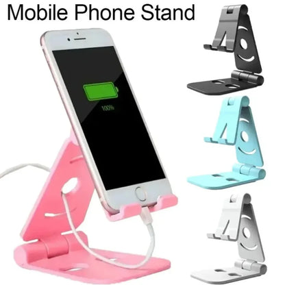 Multi-Angle Adjustable Desktop Phone Stand – Foldable Holder for iPhone 16, 15, 14, 13, 12 Pro Max & XS