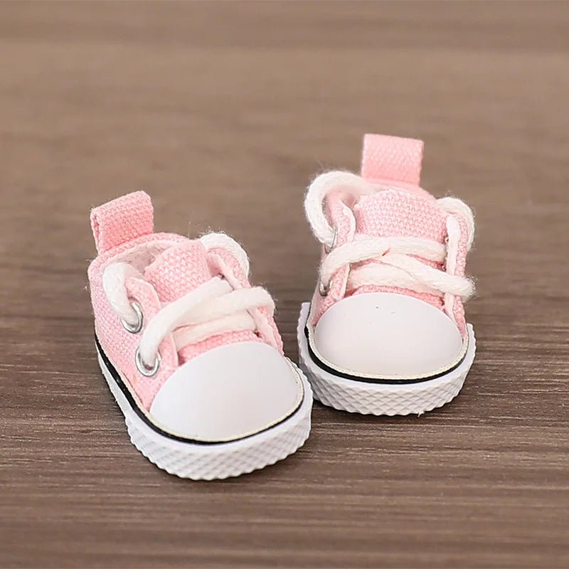 Labubu Doll Shoes for 15/17cm Cotton Dolls — Casual Sports Canvas & Martin Boots, Accessories for Labubu Outfits