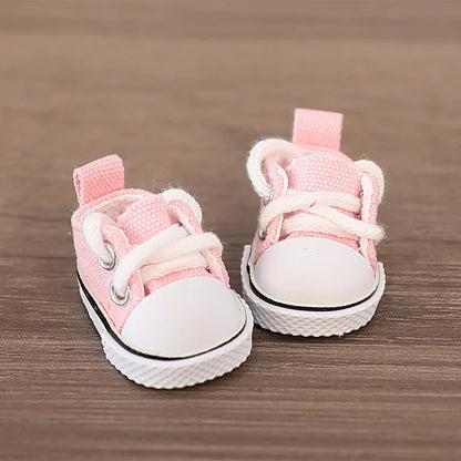 Labubu Doll Shoes for 15/17cm Cotton Dolls — Casual Sports Canvas & Martin Boots, Accessories for Labubu Outfits