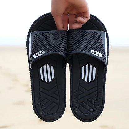 Men’s Casual One-Strap Slide Sandals – Lightweight Beach & Everyday Comfort Slip-On Shoes for Relaxed Wear