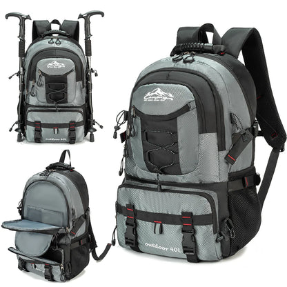 Large-Capacity Men’s Hiking Backpack – Travel & Outdoor European-Style Fashion Luggage Bag