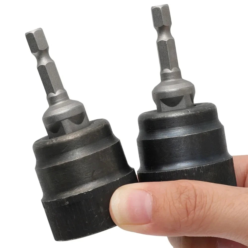 Scissor Jack Adapter Socket — Universal Chrome Vanadium Steel Tool for Electric Impact Drill & Car Jack Lifting