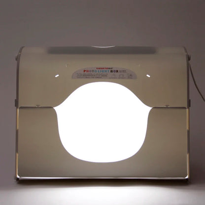 SANOTO LED Photograph Lightbox – Dimmable Photo Studio Softbox for Manicure & Tabletop Shooting