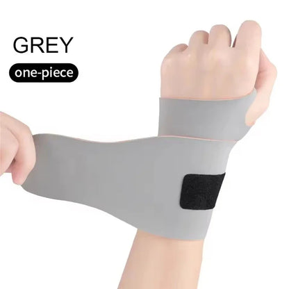 Ultra-Thin Elastic Wristband — Adjustable Breathable Compression Wrist Guard for Tendon Support & Pain Relief